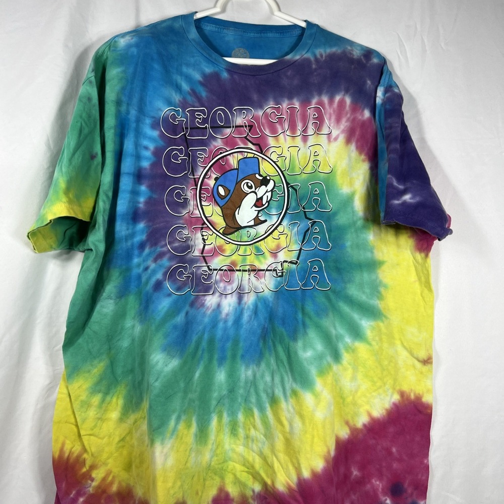 BUC-EE's 'Georgia' Tie-Dye Graphic T-shirt - Size‎ X Large